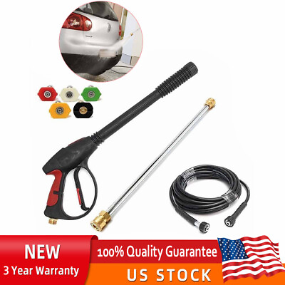 #ad #ad For Craftsman High Pressure Power Washer Spray Gun Wand Hose Kit5 Tips New $35.15