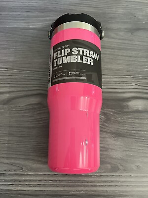 #ad New Stanley Electric Pink 30oz Flip Straw Tumbler * In Hand * $59.99