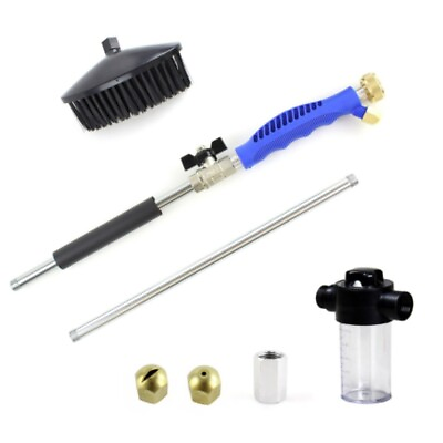 #ad High Pressure Washer Wand for Garden Hose Extension Wand Nozzles Soap Dispenser $22.90