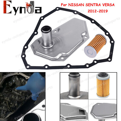 #ad Transmission Oil Filters W Pan Gasket For NISSAN SENTRA VERSA 2012 19 33010JF015 $12.19