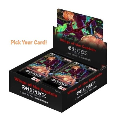 #ad One Piece English OP06 Wings of the Captain Pick Your Card $1.00
