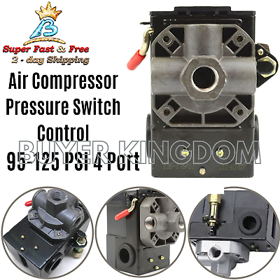 Pressure Switch Universal Replacement 150 PSI Max Pressure For Air Compressor $24.74