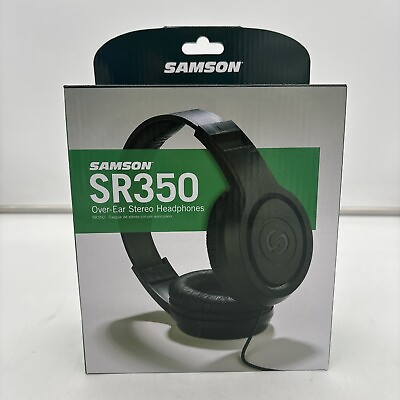 #ad Samson SR350 Over Ear Stereo Headphones Black $15.30