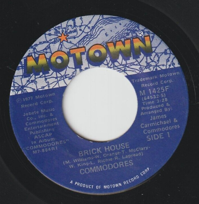 #ad COMMODORES: Brick House Captain Quick Draw FUNK SOUL MOTOWN Records 1977 $5.75