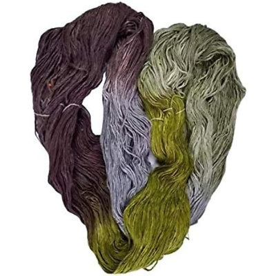 #ad #ad Silk Roving Worsted Weight Yarn Singles Pure Mulberry Silk Duke Yarn 100 Grams $15.00