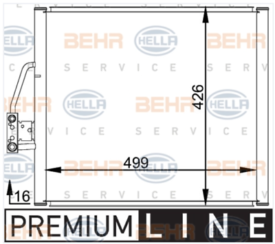 #ad HELLA 8FC351037 051 Kondensator Klimaanlage für 3er 5er BMW E36 E39 EUR 85.05