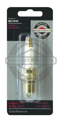 #ad Briggs PLUG SPARK RC14YC Engine BS 496018S $10.98