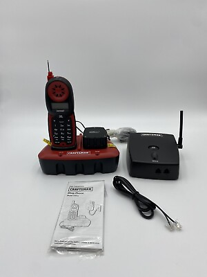 #ad #ad Craftsman Cordless Shop Phone 900 MHz With 2 Batteries amp; base 27413 Parts. E2 $30.00