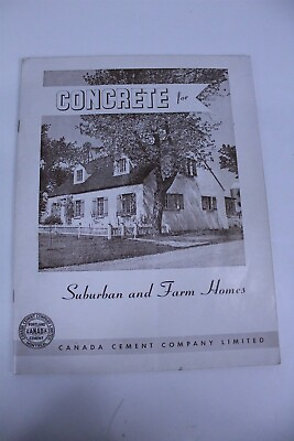 #ad Ca 1940#x27;s Concrete for Suburban amp; Farm Homes Collectible Booklet $20.60