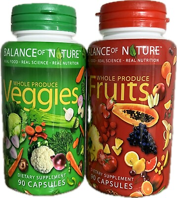 #ad Balance of Nature Fruits and Veggies Whole Food Supplement with Superfood 180 $34.50