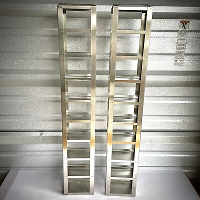 #ad Set of 2 Crystal Technology CF 8 3 Stainless Steel Vertical Freezer Racks ... $29.75