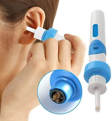 #ad Electric Cordless Vacuum Ear Cleaner Wax Remover Safety Painless Cleaning Device $4.99