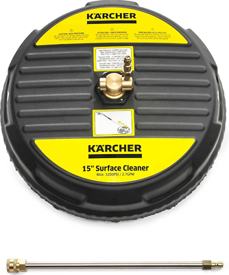 #ad #ad Karcher 15 Inch Pressure Washer Surface Cleaner Attachment 3200 PSI Rating $62.99