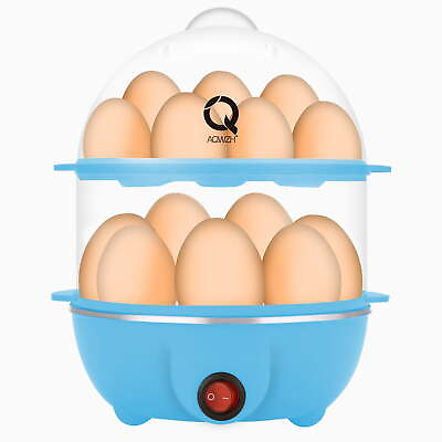 #ad Rapid Egg Cooker Electric for Hard Boiled Poached Scrambled Eggs Omelets $20.74