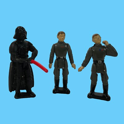 #ad Star Wars Galoob Micro Machines Mini Figure Lot Darth Vader Admiral Motti $9.98