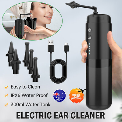 #ad Fully Automatic Electric Ear Cleaner Spray Earwax Smart Ear Flusher 3 Modes NEW $35.99
