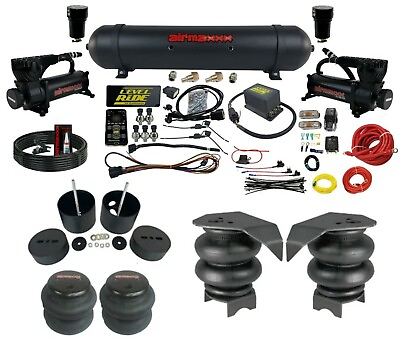 #ad 3 Preset Pressure Complete Bolt On 580 Blk Air Suspension Kit 1988 98 Chevy 1500 $2449.98