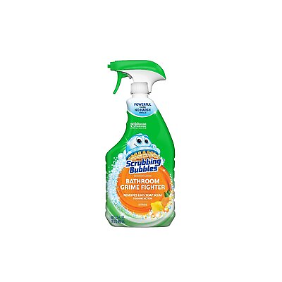 #ad Scrubbing Bubbles Bathroom Grime Fighter Citrus Scent 32oz. Spray Bottle $40.02