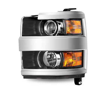 #ad For 2015 2019 Chevy Silverado 2500HD 3500 HD Chrome Headlight Driver Side 15 19 $189.88
