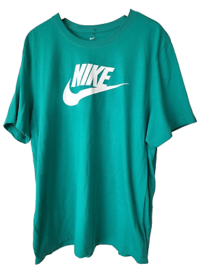 #ad #ad Nike Icon Futura SS Crew Neptune Green T Shirt DR0515 370 Size 3XL Masters NEW $22.00