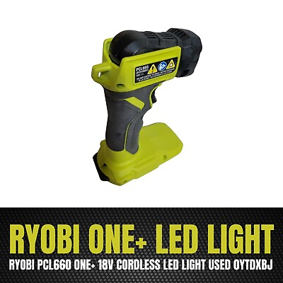 #ad RYOBI PCL660 ONE 18V Cordless LED Light Used 0ytdxbj $24.00