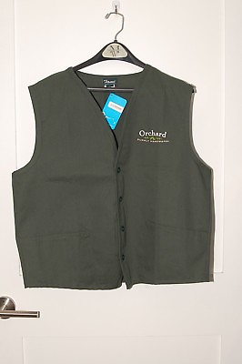 #ad Orchard Supply Hardware Employee Green Vest w Pockets Sz Large Work Swag Gear $21.59