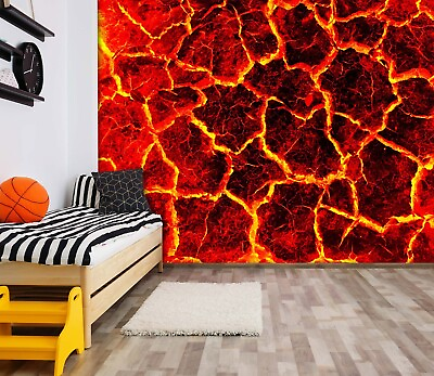#ad 3D Hot Temperature K4099 Wallpaper Mural Self adhesive Removable Sticker Luna AU $194.99