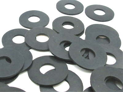 #ad 3 8quot; ID x 1quot; OD x 1 16quot; Black Rubber Flat Washers Various Package Quantities $11.29
