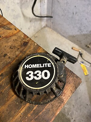 #ad OEM Homelite 330 Chainsaw Recoil Pull Start Assembly AS IS $14.95