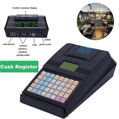 #ad Electronic Cash Register POS System Printing Casher for Small BusinessRetailer $120.75