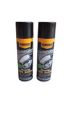 Simoniz Foaming Tire Shine Spray Car amp; Tire Cleaner Foam Spray 18 oz Packs 2 #ad #ad $28.00