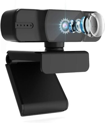 #ad Webcam 1080P with Microphone Auto FocusHD Web Cam for Zoom Video ConferenceYou $9.98