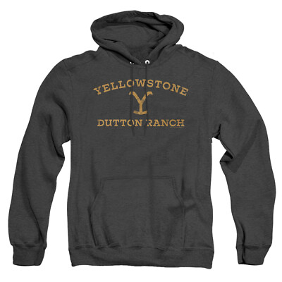 #ad #ad YELLOWSTONE DUTTON RANCH Licensed Hooded Sweatshirt Heather Hoodie SM 3XL $47.95