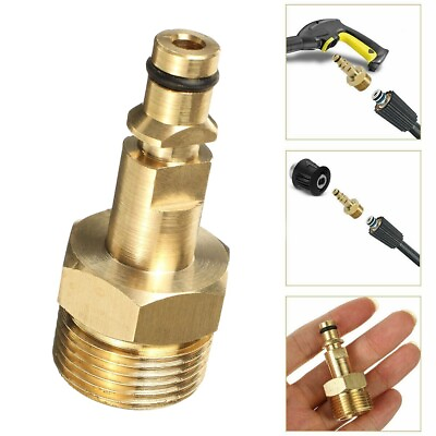 For Karcher Pressure Washer Tool	High Pressure Pipe Quick Connector Converter $10.16