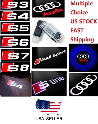#ad For AUDI Door Logo Lights LED Laser Ghost Shadow Projector Courtesy S3 6 R8 Q7 A $16.99