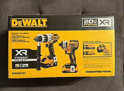 #ad #ad DEWALT DCK299D1W1 20V Max XR Brushless Power Tool Combo Kit $274.99