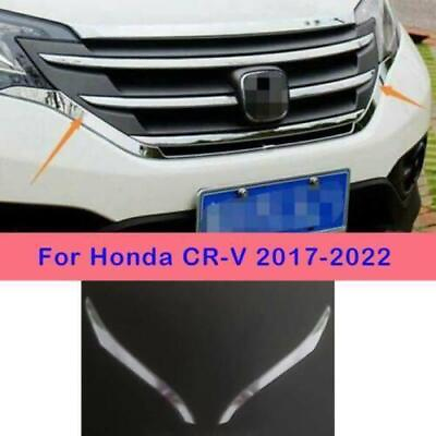 #ad For Honda CR V 2012 2014 CRV Chrome Front Bumper Bottom Grille Cove Trim 2pcs $60.00