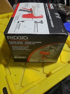 #ad Ridgid 57043 POWER SPIN Drain Cleaner with AUTOFEED Technology $40.00