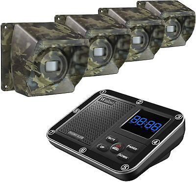 #ad Wuloo 1800ft Wireless Long Range Driveway Alarms Motion Detectors amp; Sensors Camo $145.19