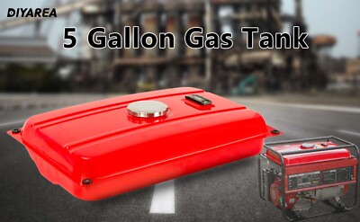 #ad 5 Gallon Generator Gas Tank USA Stock Universal Fit Fuel Filter $64.16