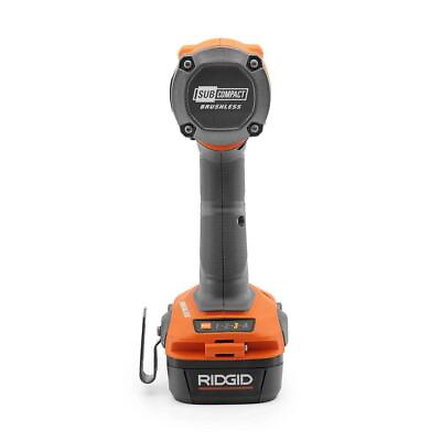 #ad RIDGID Power Tool Impact Wrench 18V Li Ion Brushless Cordless 3 8quot; Tool Only $171.44