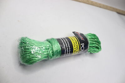 #ad Max Force Tools Twisted Poly Rope Green 0.25quot; Dia. x 72quot; 06 2408 $1.95