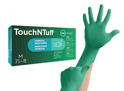 #ad #ad Ansell 92 600 TouchNTuff NBR Chemical Resistant Disp. Gloves Size: Medium $20.75