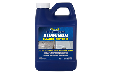#ad #ad Aluminum Restorer Cleaner Safely Ultimate Clean Dirt Pontoon Boats Canoes 64 Oz $29.47
