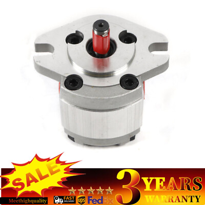 #ad High Pressure Mini Hydraulic Gear Pump SAE Flat Key 0.8ML R 4300RPM PT3 8#x27;#x27; $50.00