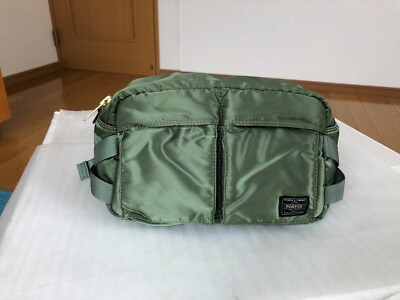 #ad Yoshida Porter Tanker Waist Bag Shoulder bag Sage green $80.00