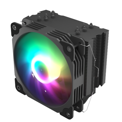 Vetroo V5 RGB CPU Air Cooler for AM4 AM3 LGA 1700 1200 PWM Fan 120mm 5 Heatpipes #ad $34.99