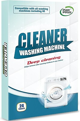 #ad Washing Machine Cleaner Deep Cleaning for HE Top Load Washers and Front Load 24 $31.45