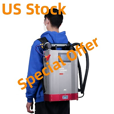 #ad Laser Brick Cleaning Machine Backpack Pulse Laser Cleaning Machine for Soot Rust $8075.00