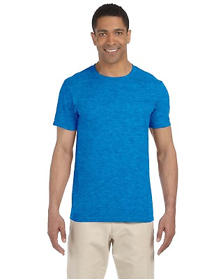 #ad Gildan Mens T Shirt Short Sleeves Light Weight 4.5 oz Softstyle S XL RG640 $3.29